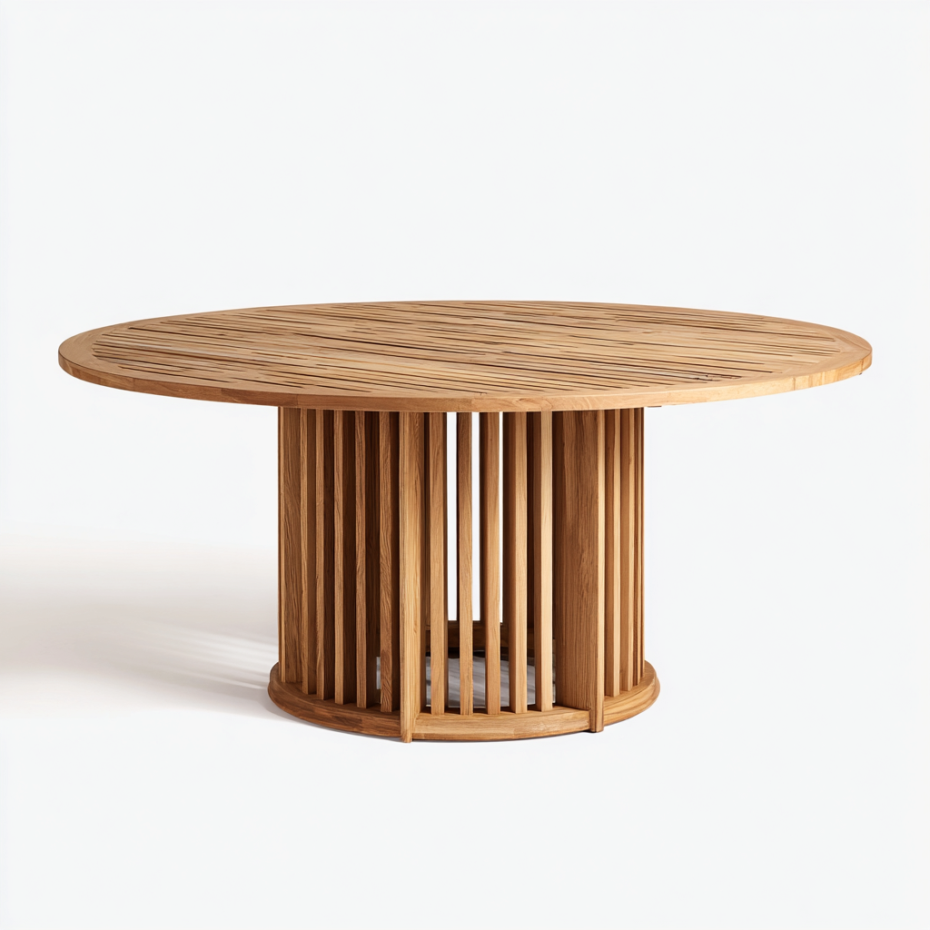 Table basse bois 90x90x45 cm - marron - design moderne-Luxeero