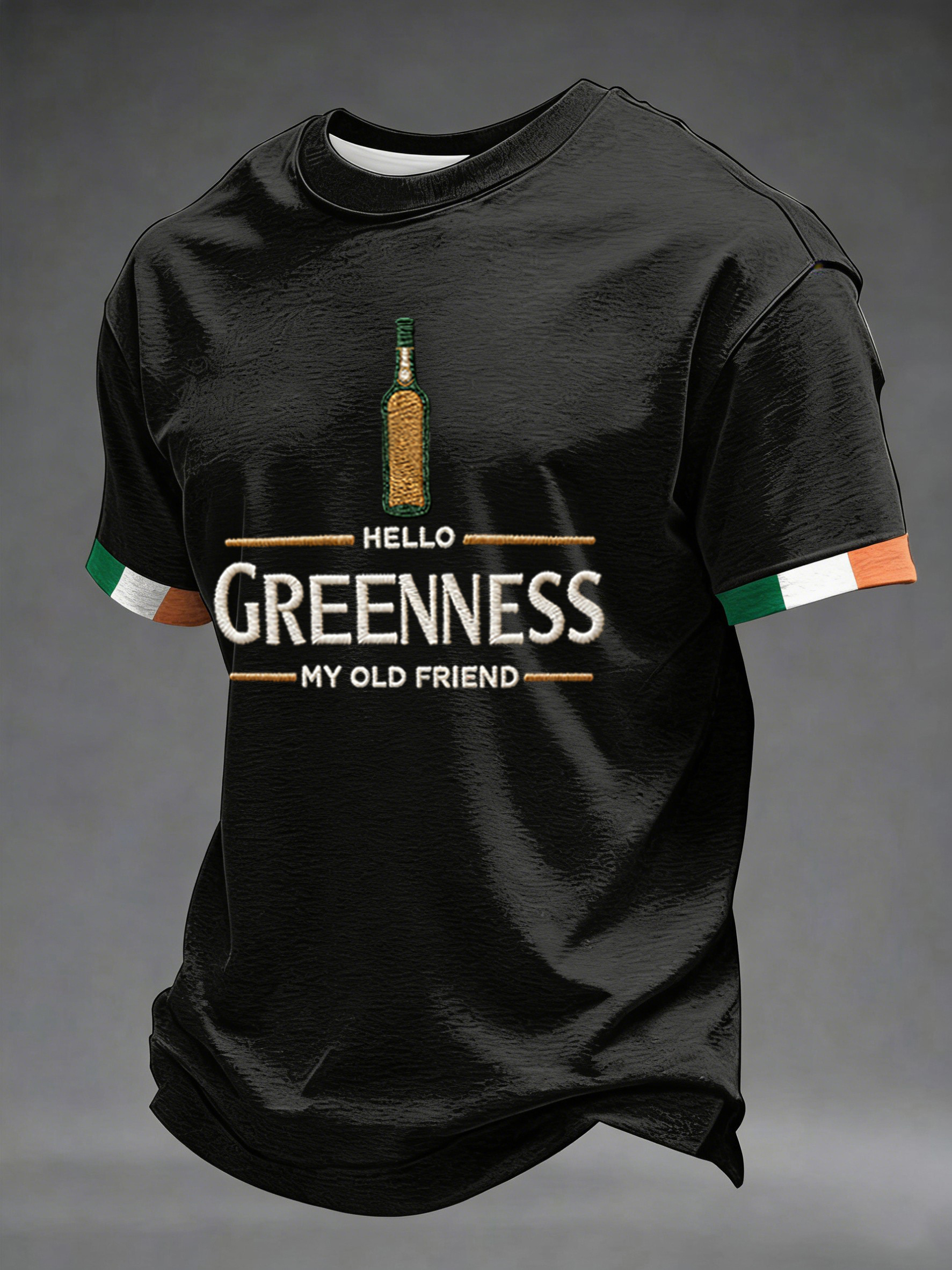 Men's Hello Greenness My Old Friend Irish Jameson Whiskey Printed T-Shirt