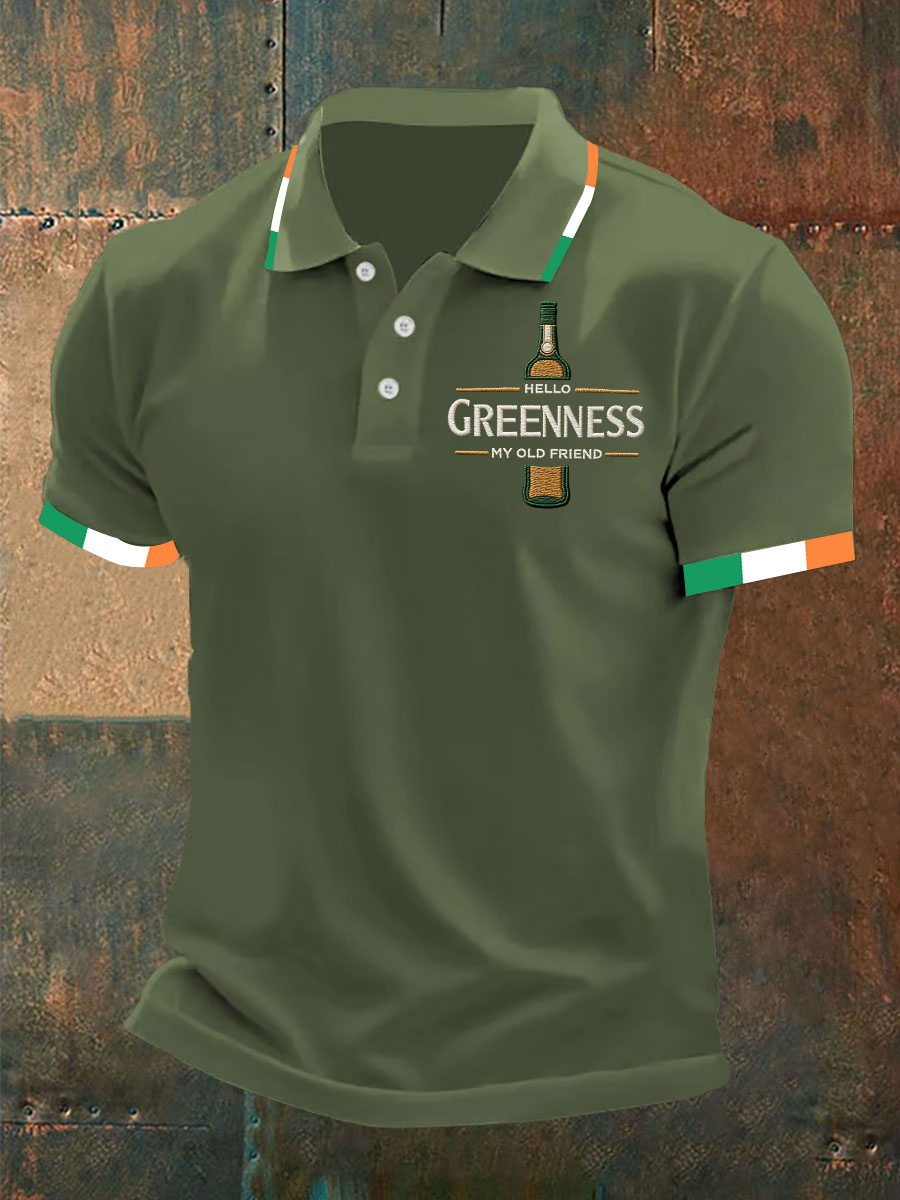 Men's Hello Greenness My Old Friend Irish Jameson Whiskey Printed Shirt