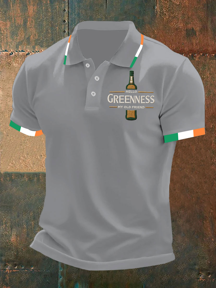 Men's Hello Greenness My Old Friend Irish Jameson Whiskey Printed Shirt