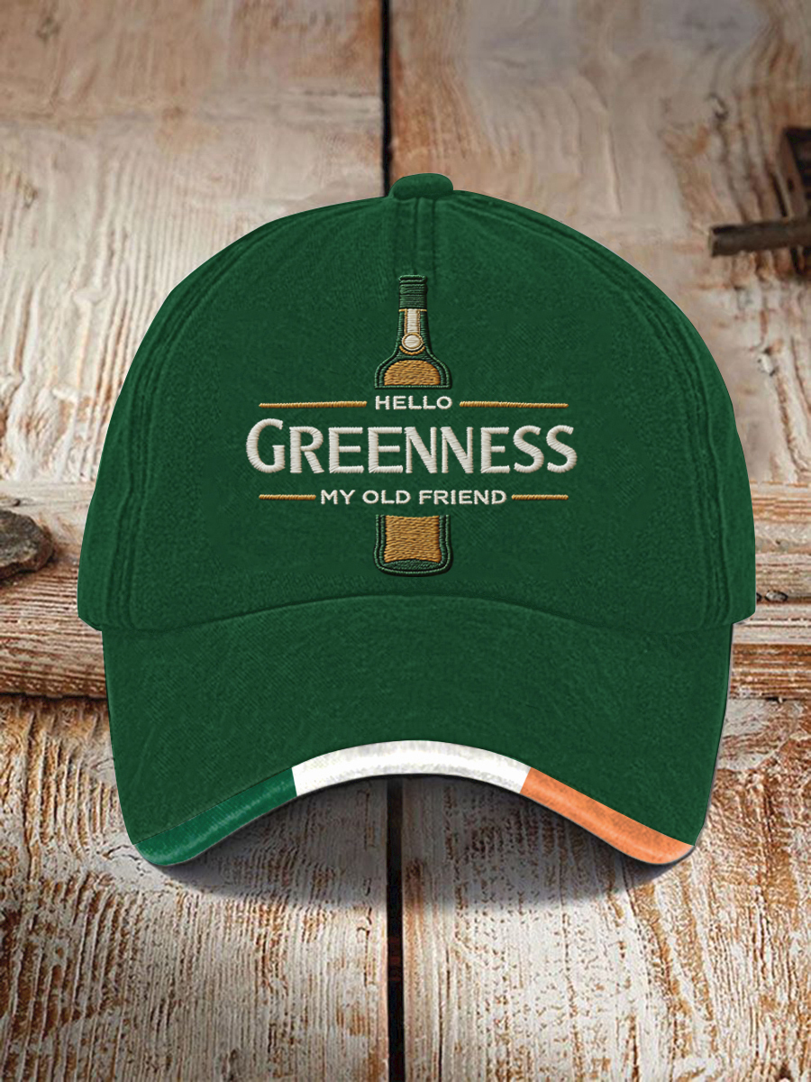 Hello Greenness My Old Friend Irish Jameson Whiskey Hat