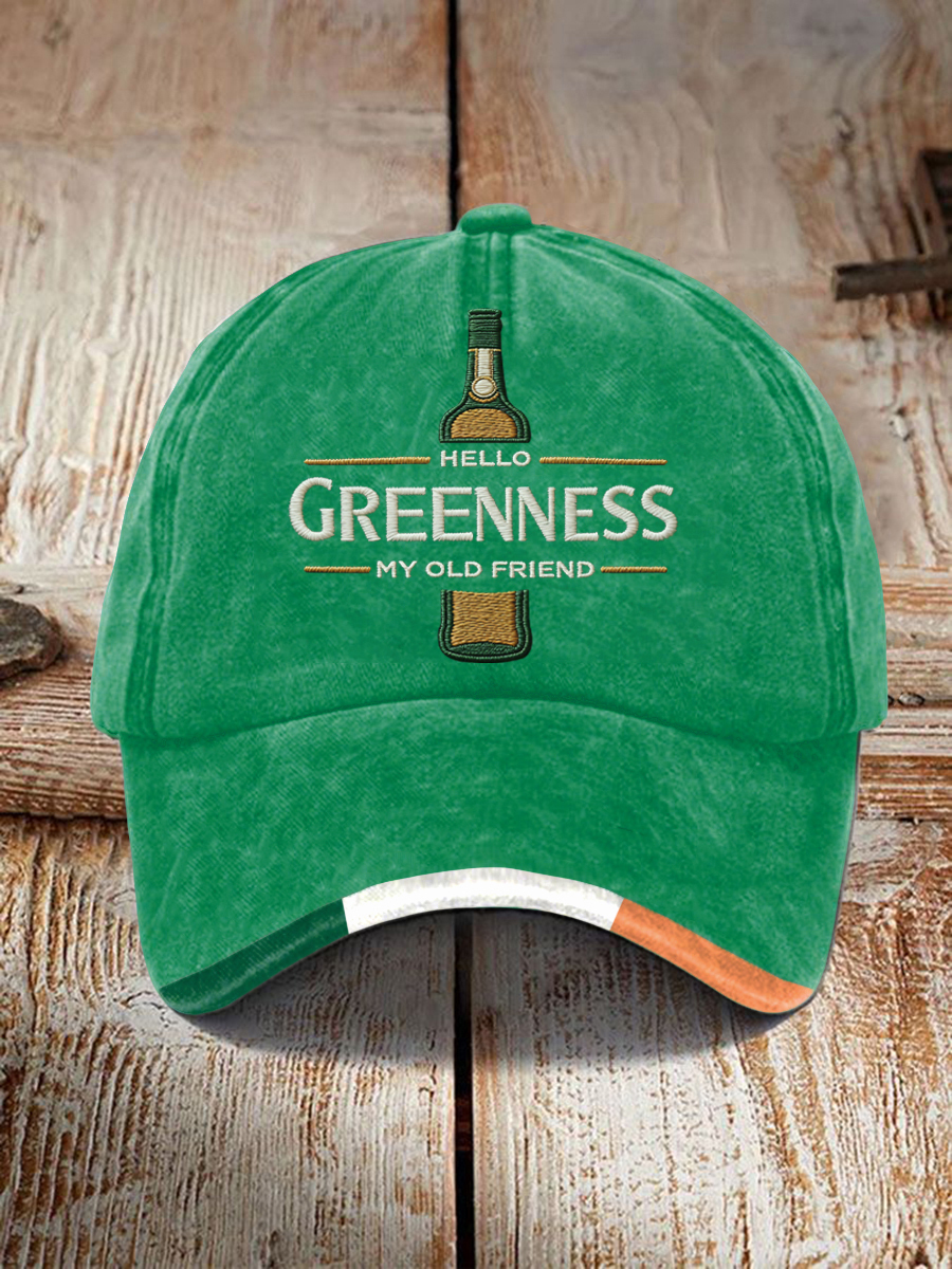 Hello Greenness My Old Friend Irish Jameson Whiskey Hat