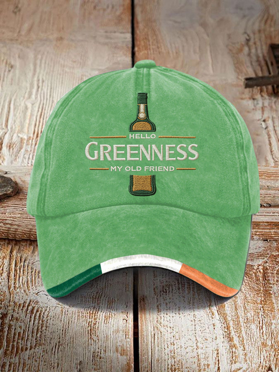 Hello Greenness My Old Friend Irish Jameson Whiskey Hat