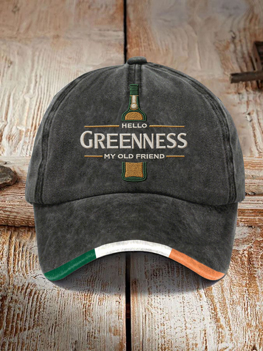 Hello Greenness My Old Friend Irish Jameson Whiskey Hat