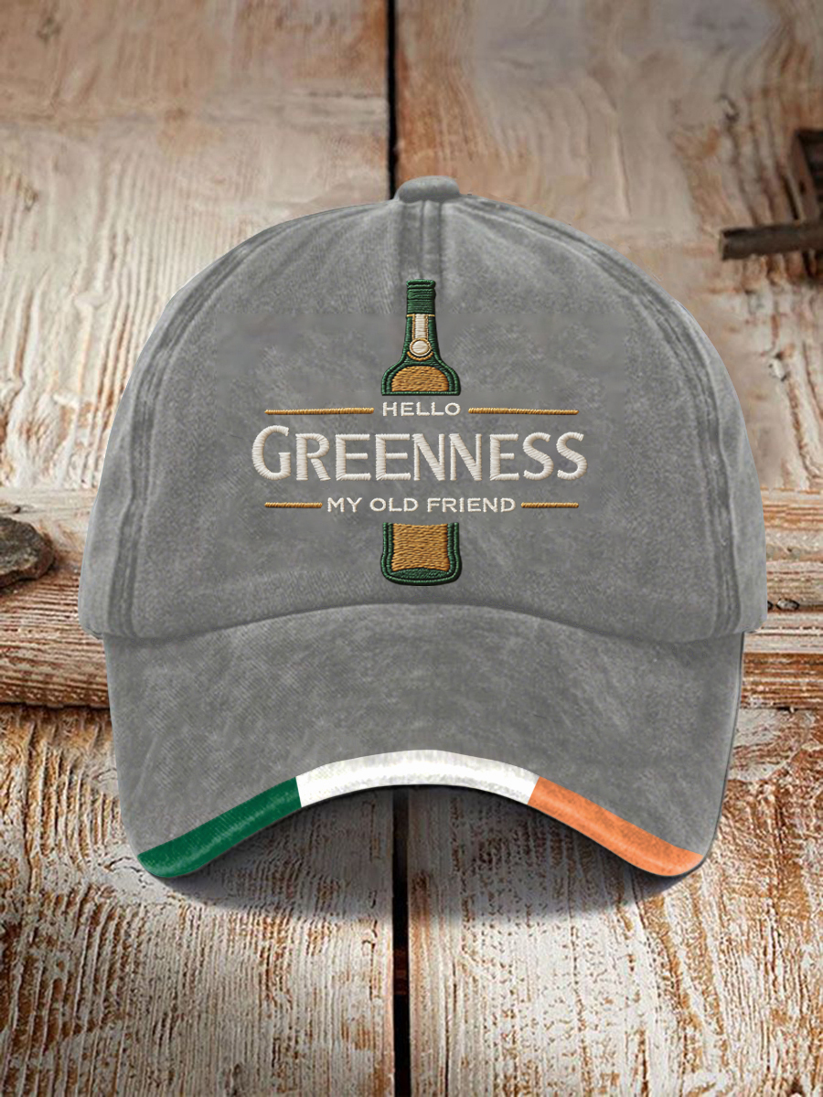 Hello Greenness My Old Friend Irish Jameson Whiskey Hat