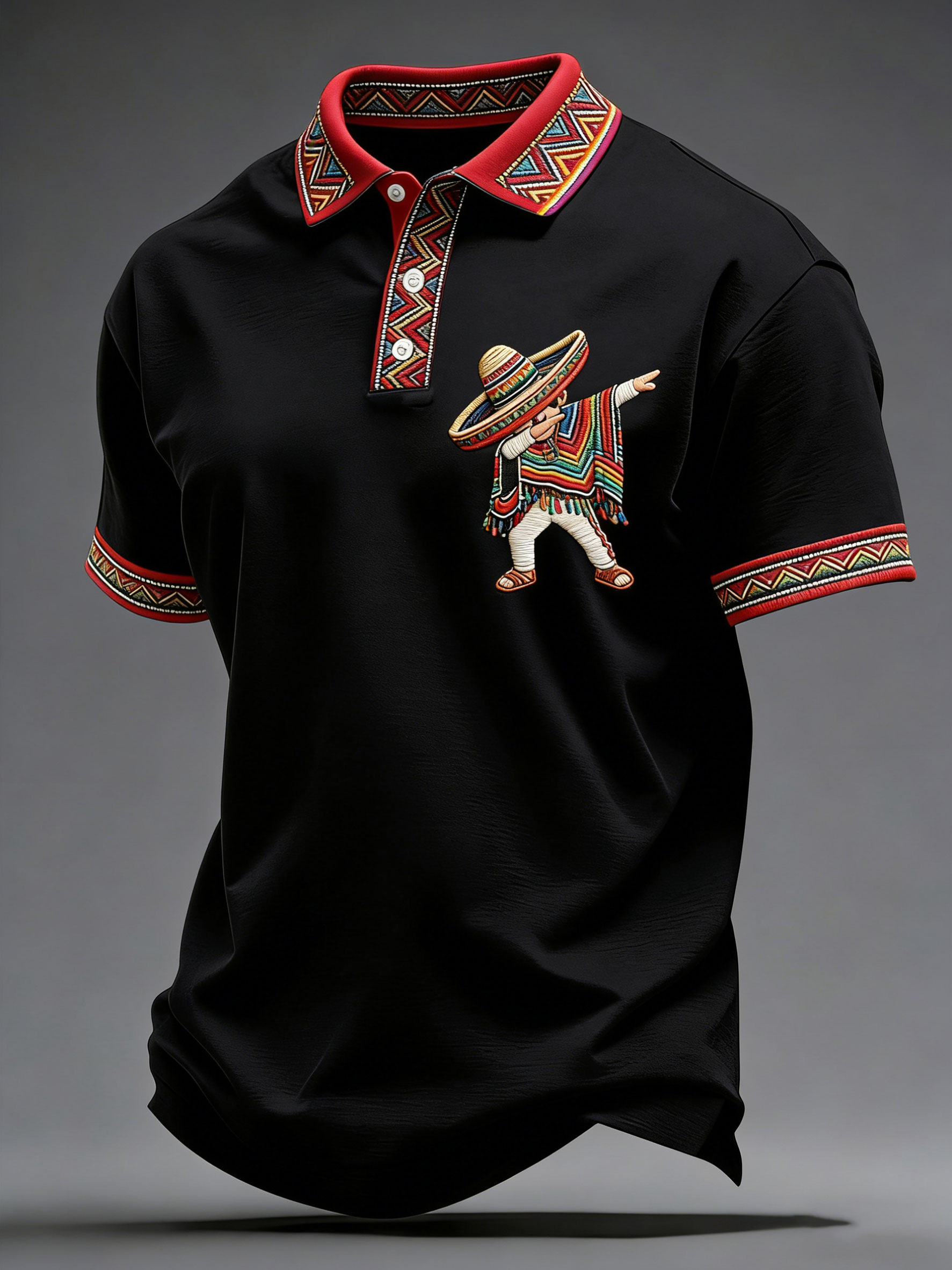 Men's Cinco de Mayo Printed Casual Shirt