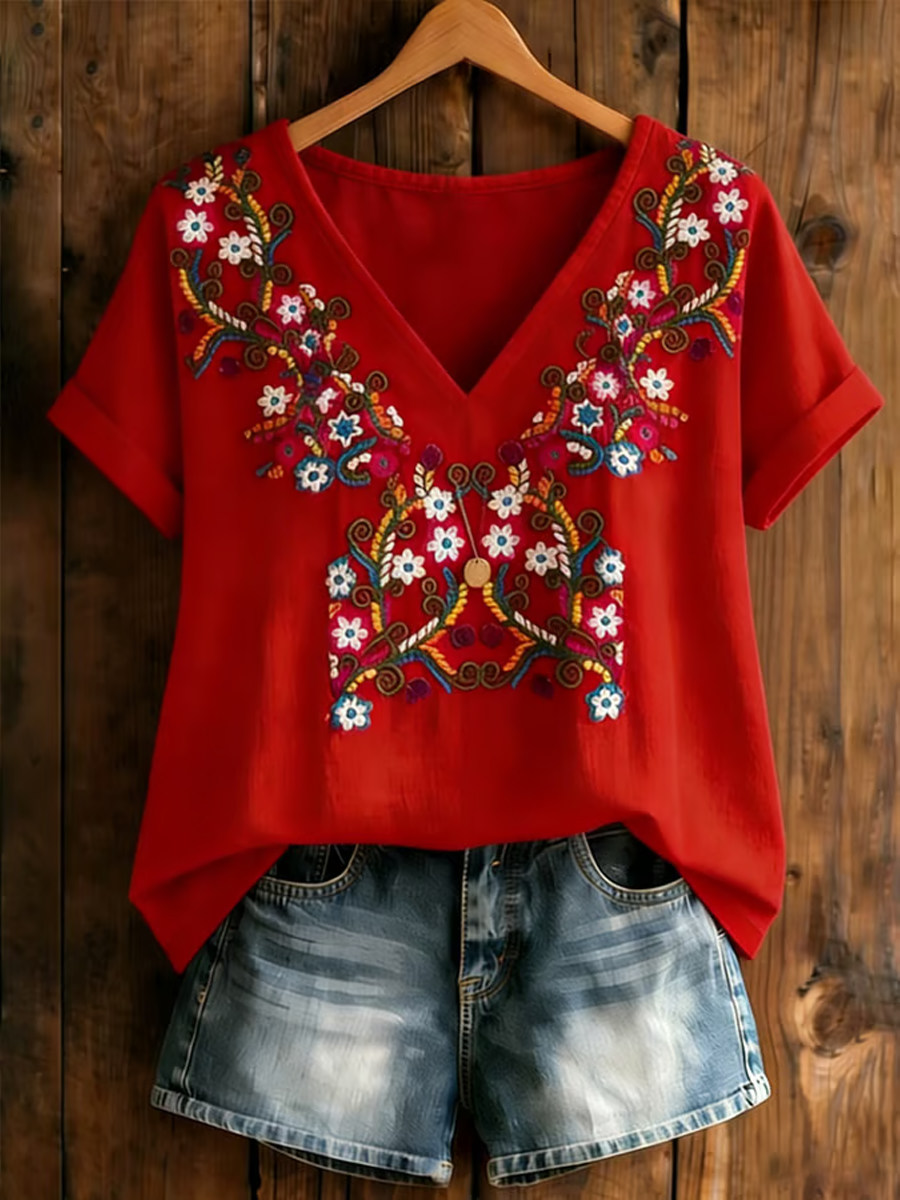Women's Mexican Cinco de Mayo Printed short-sleeved T-shirt