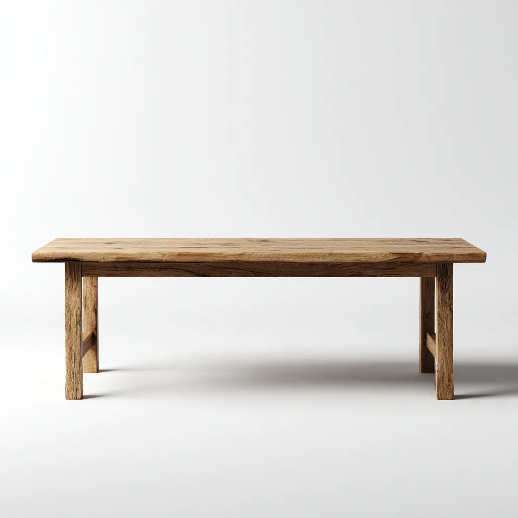 Bureau en bois massif 160x55x75 cm - chêne naturel - adapté au bureau - style minimaliste-Nestlevo