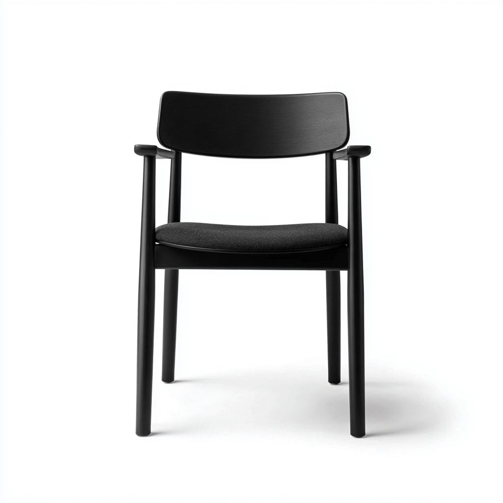 Chaise de jardin plastique avec accoudoirs 50x54x82 cm - noir - style moderne extérieur-Nestlevo