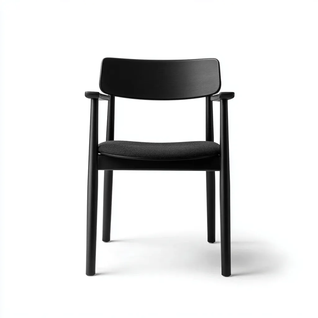 Chaise de jardin plastique avec accoudoirs 50x54x82 cm - noir - style moderne extérieur-Nestlevo