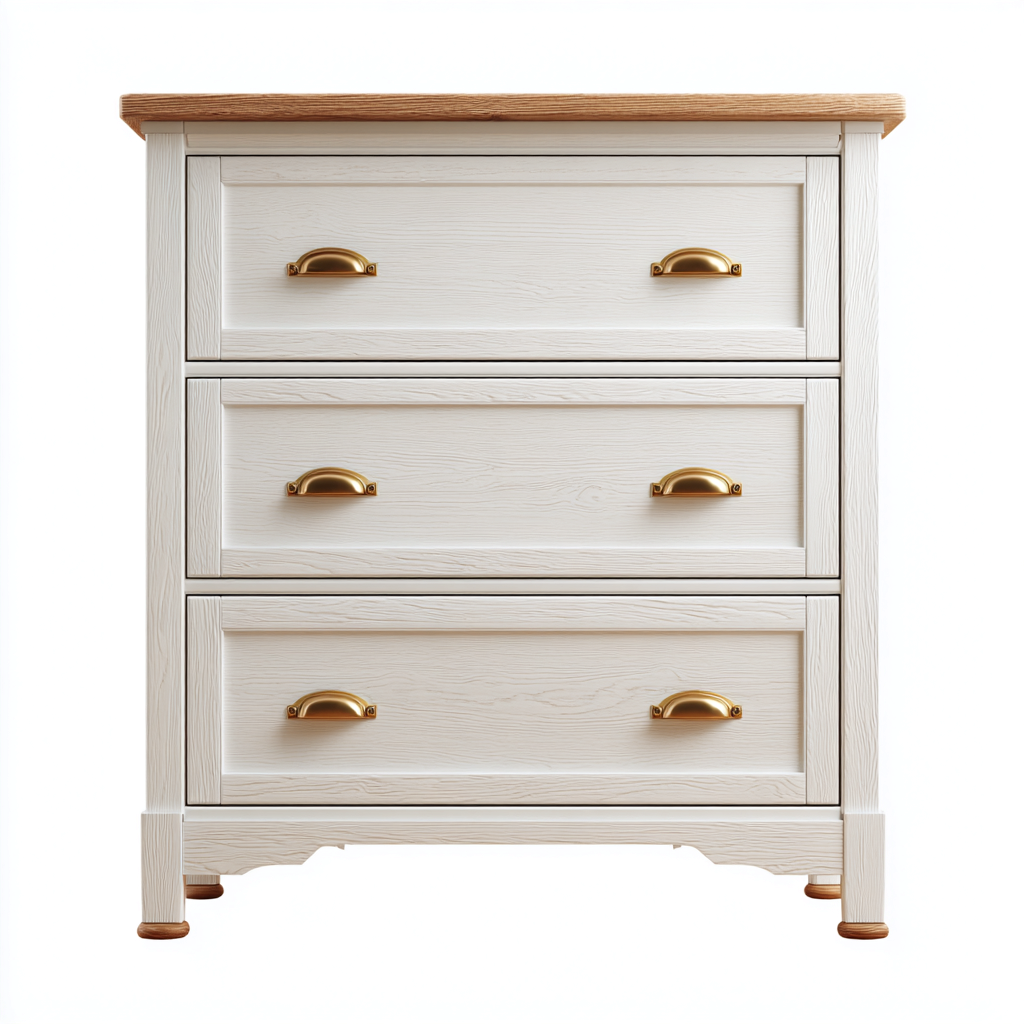 Meuble à chaussures - bois - 80x40x90 cm - blanc - bois naturel - adapté à l'entrée - 3 tiroirs - design moderne-Nestlevo