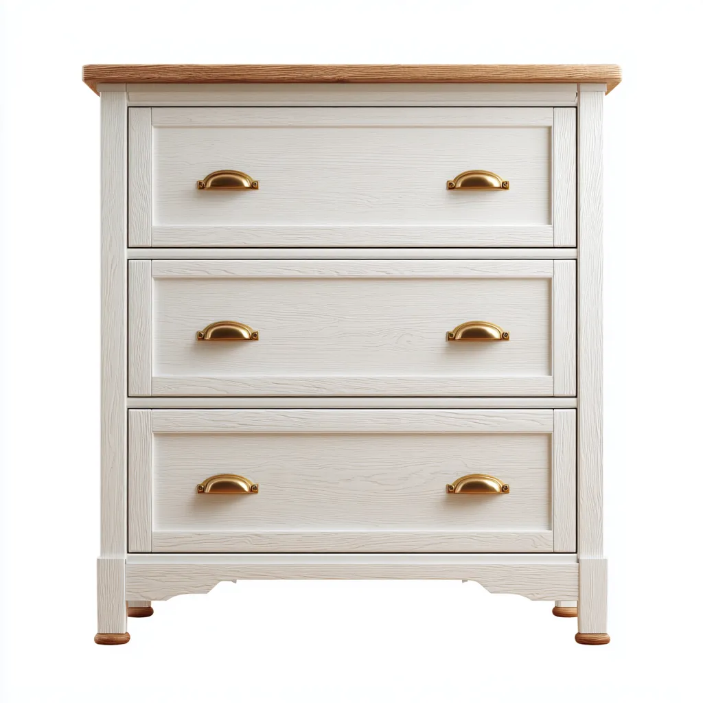 Meuble à chaussures - bois - 80x40x90 cm - blanc - bois naturel - adapté à l'entrée - 3 tiroirs - design moderne-Nestlevo