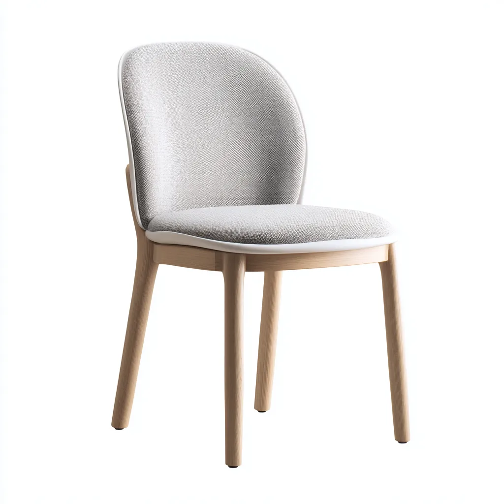 Chaise de jardin bois et coussin 47x52x83 cm - gris clair - bois - design moderne extérieur-Nestlevo