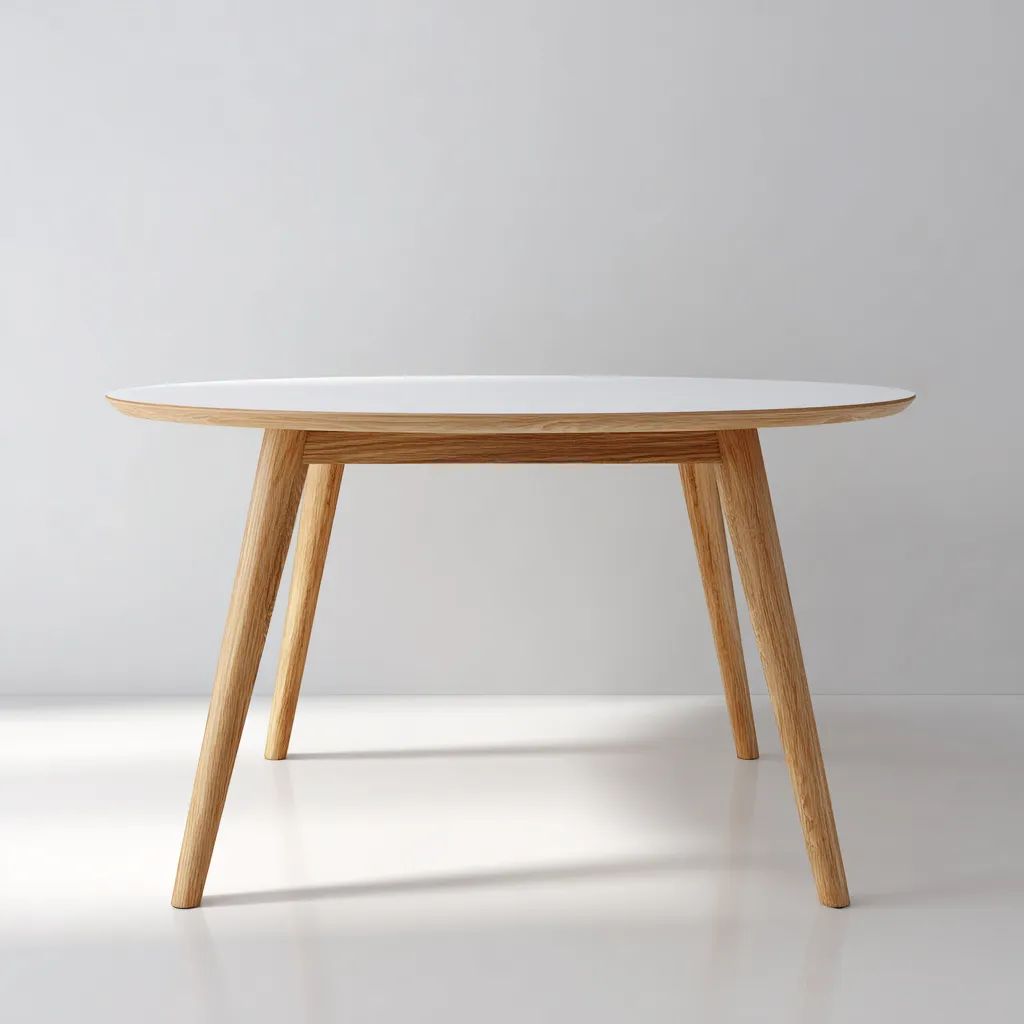 Table de jardin matériaux mixtes 100x100x75 cm - blanc - marron - usage extérieur - design moderne-Nestlevo