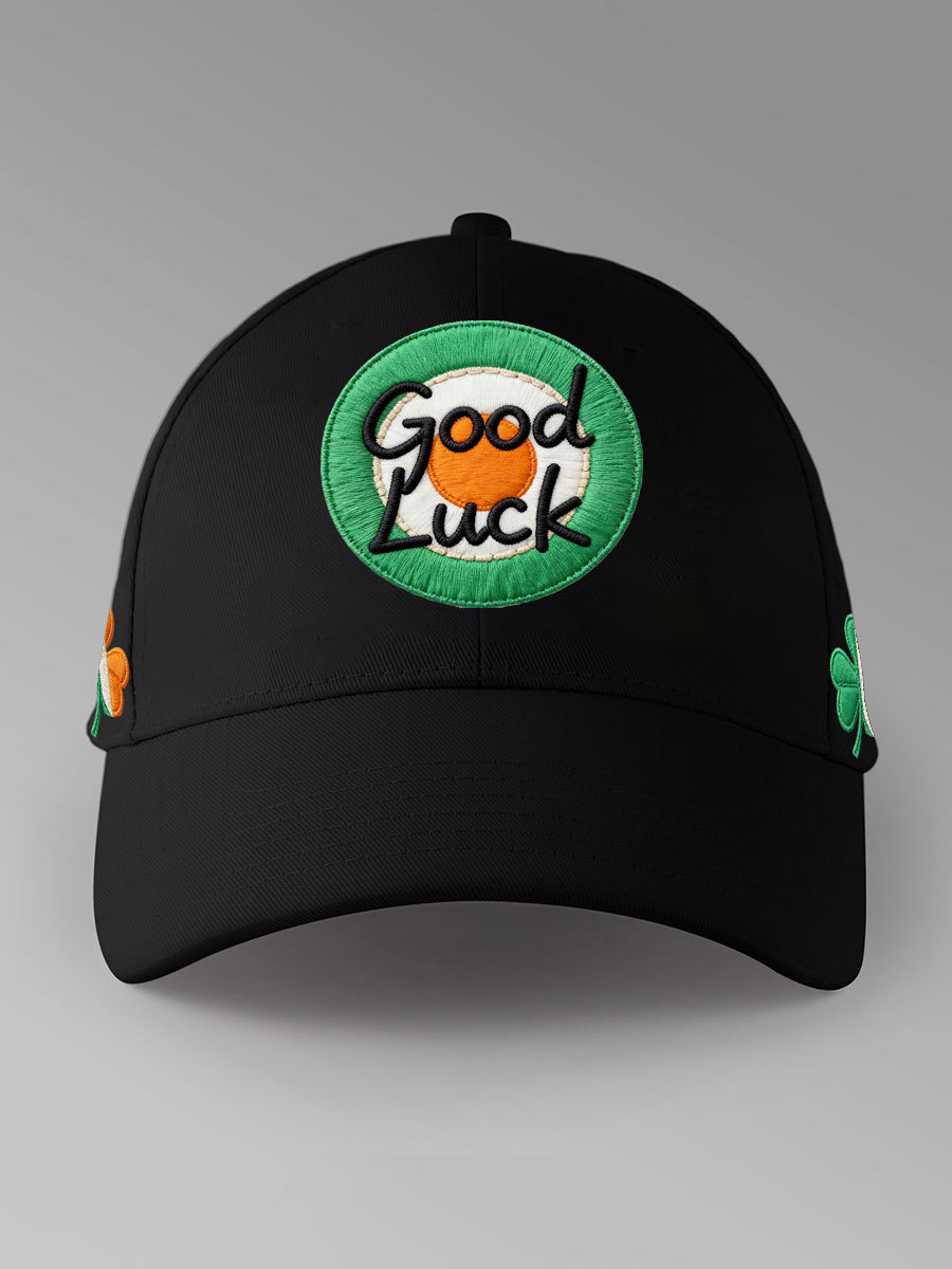 Unisex Good Luck St.Partrick's Day Irish Mods Music Lover Printed Hat