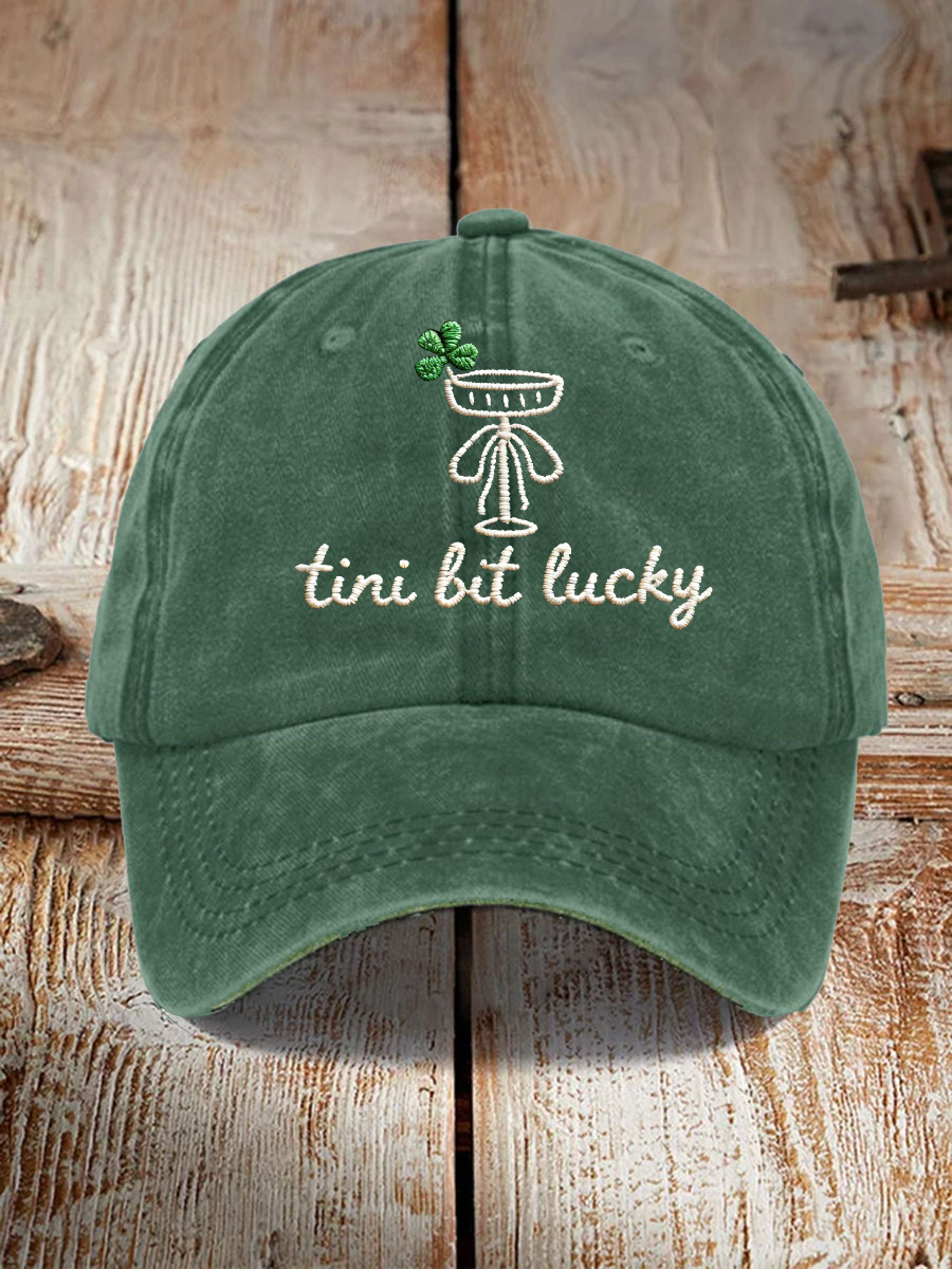 Unisex Tini Lit Lucky Print Hat