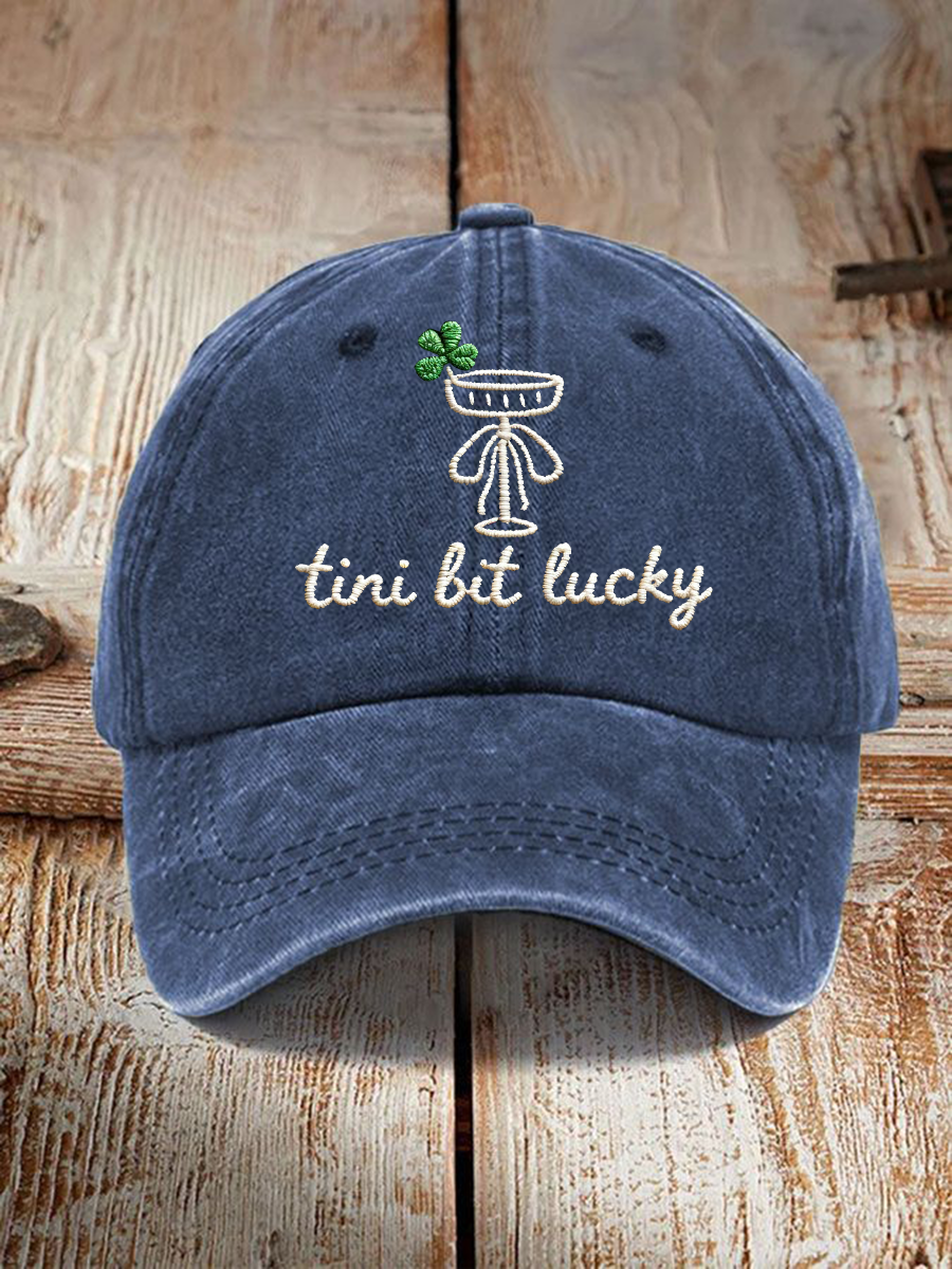Unisex Tini Lit Lucky Print Hat