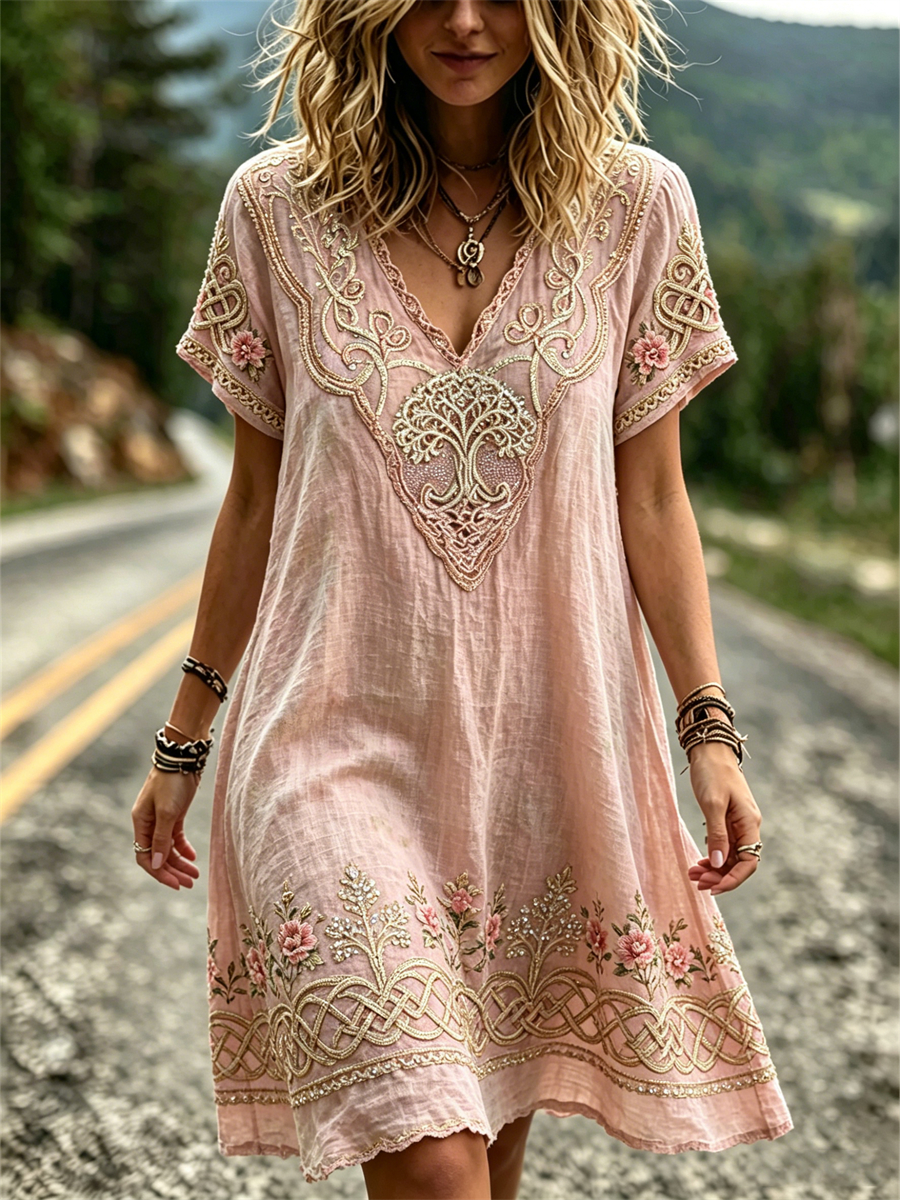 tree of life pink dress Get it before she's gone  most loved by you on the launch of Enchantress,  our sequinned Nebula Duster returns from the 90's in the perfect shade of  pink as seen on