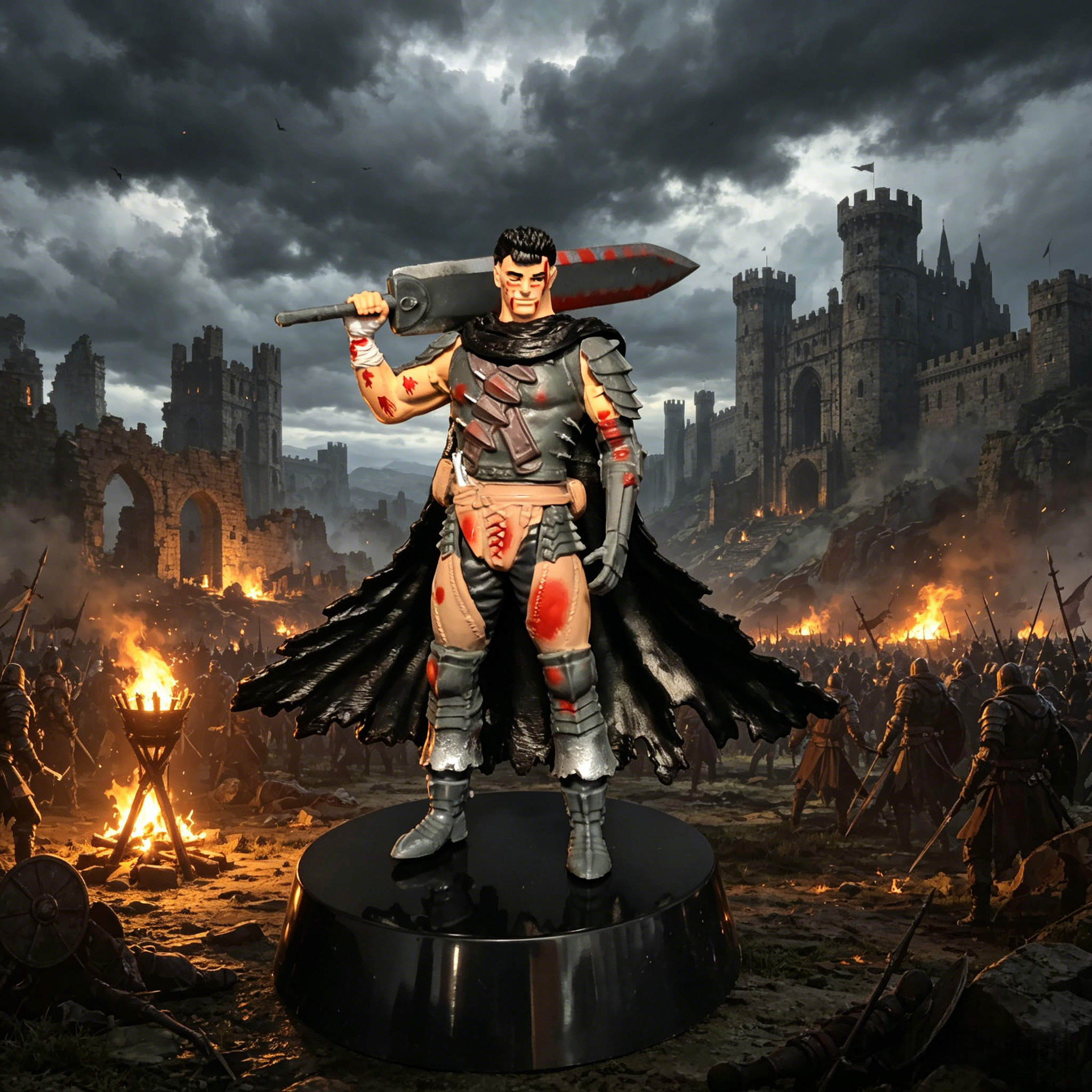 Berserk Guts Battle Damage Ver Figure