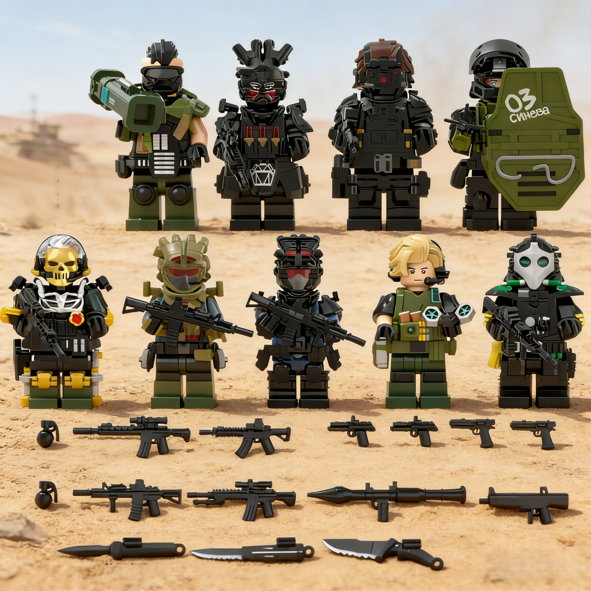 2026 New Delta Force Figure Building Blocks