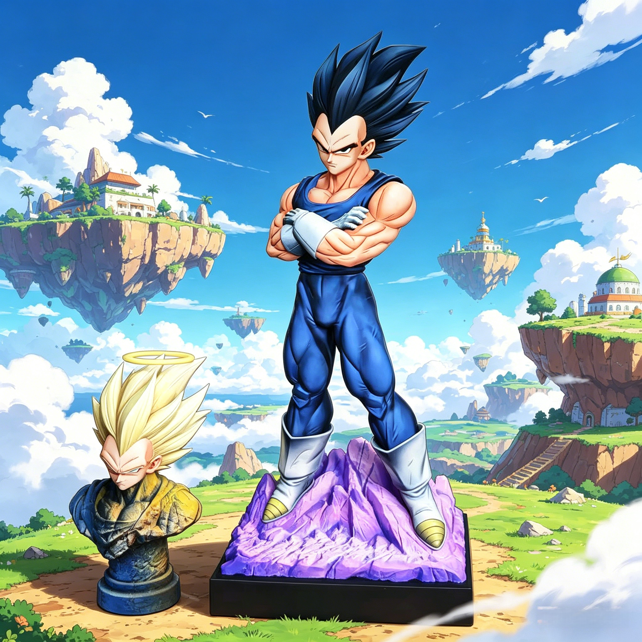 Dragon Ball Z Vegeta Statue