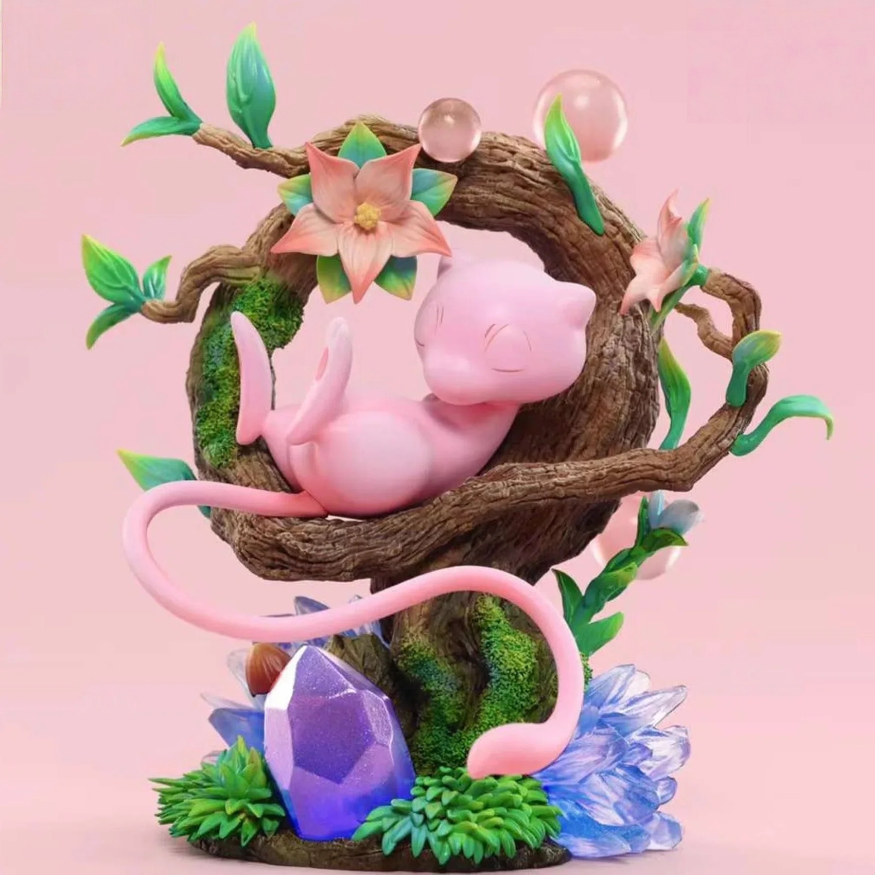 Pokemon Mew Fast Asleep Statue