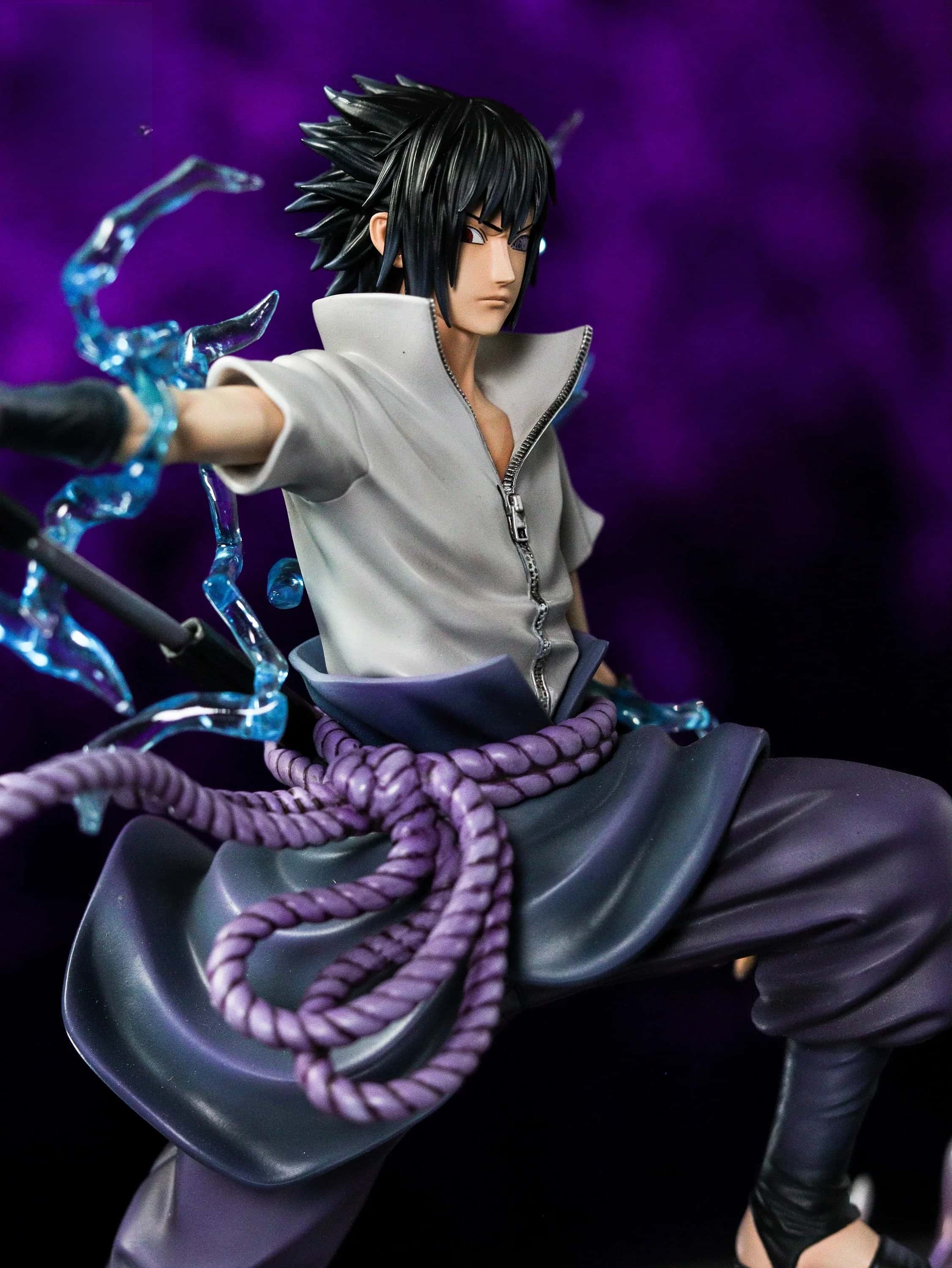 Naruto Uchiha Sasuke Classic Scene Statue