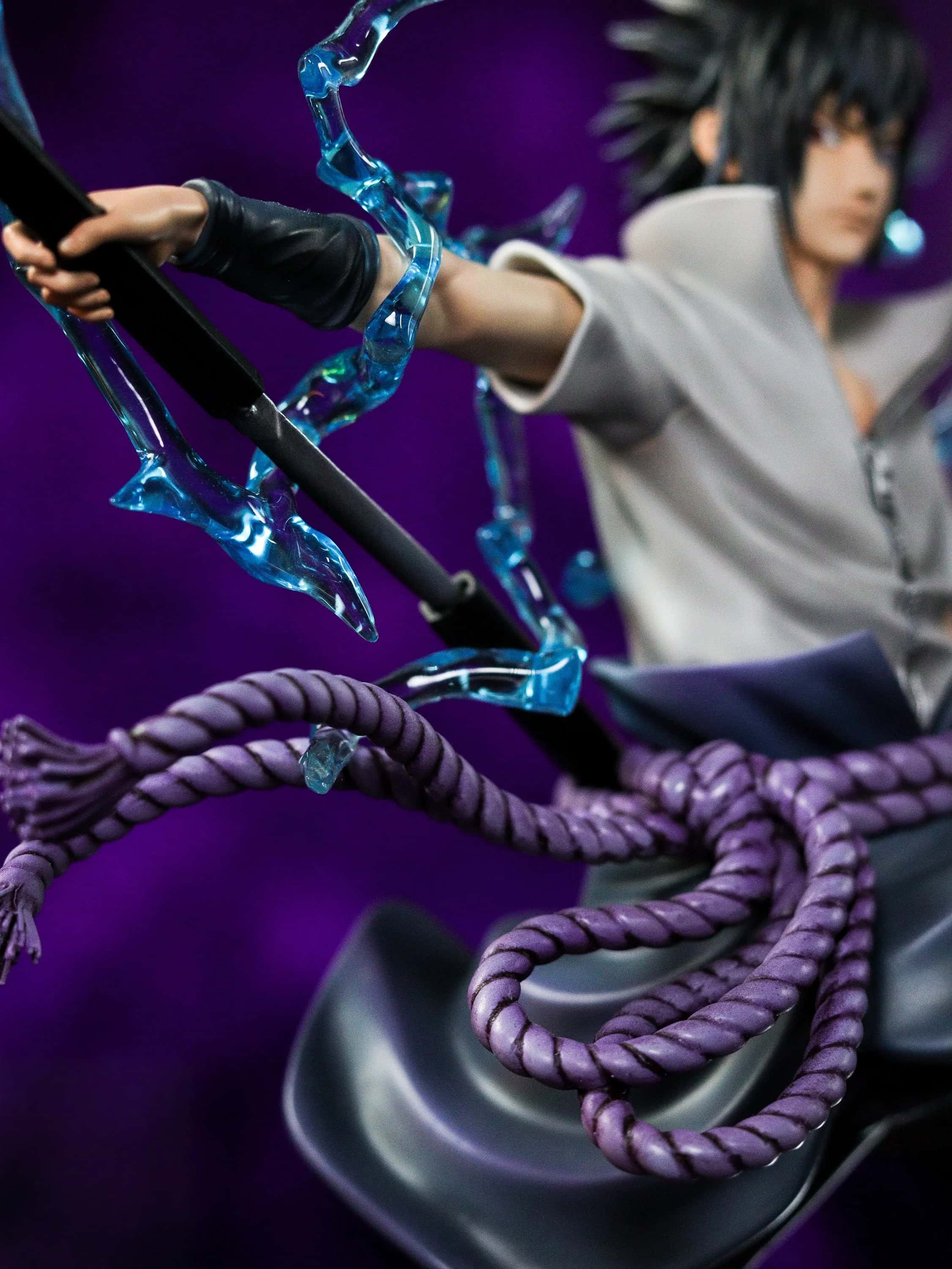 Naruto Uchiha Sasuke Classic Scene Statue