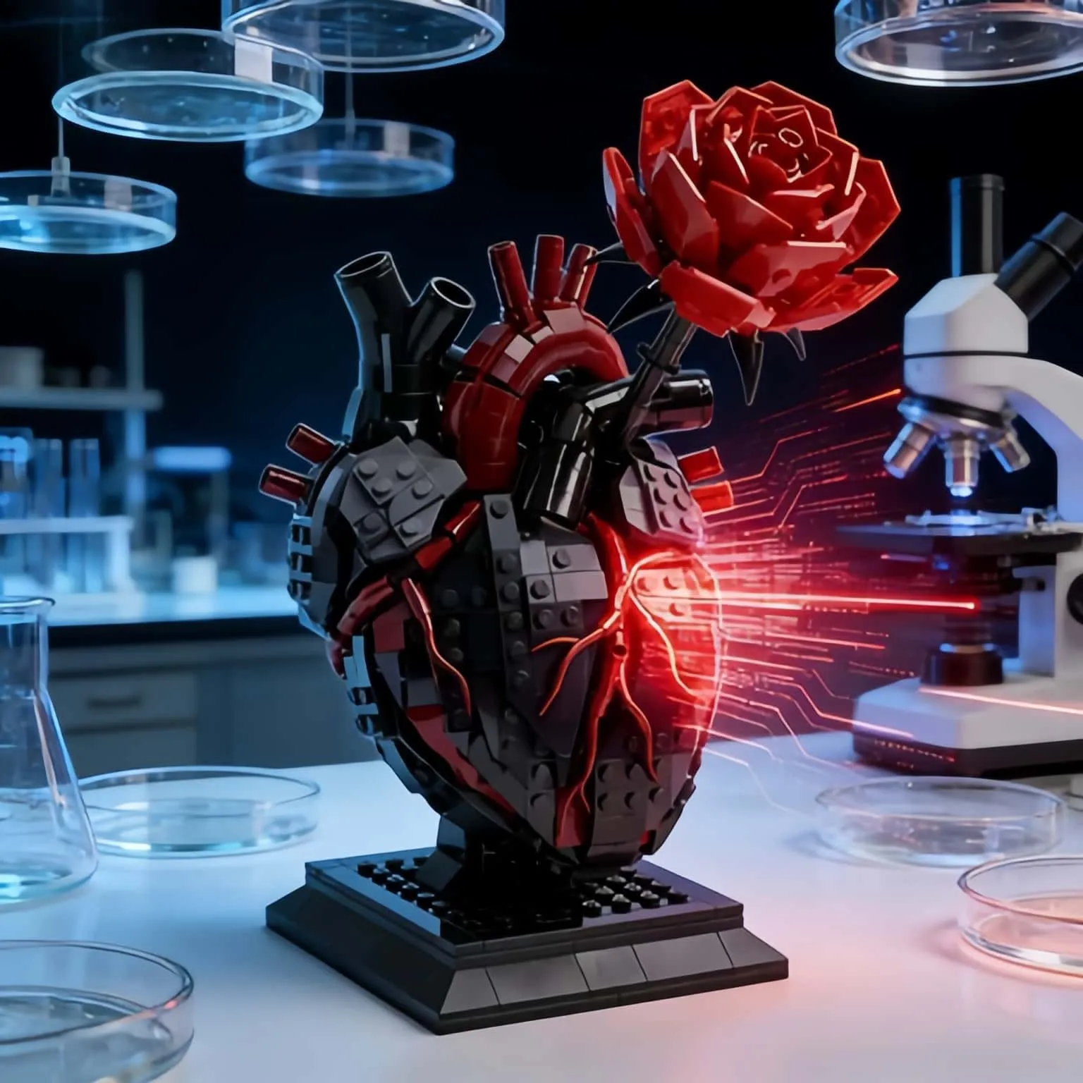 🌹Gothic Rose Limited Edition Building Block Set