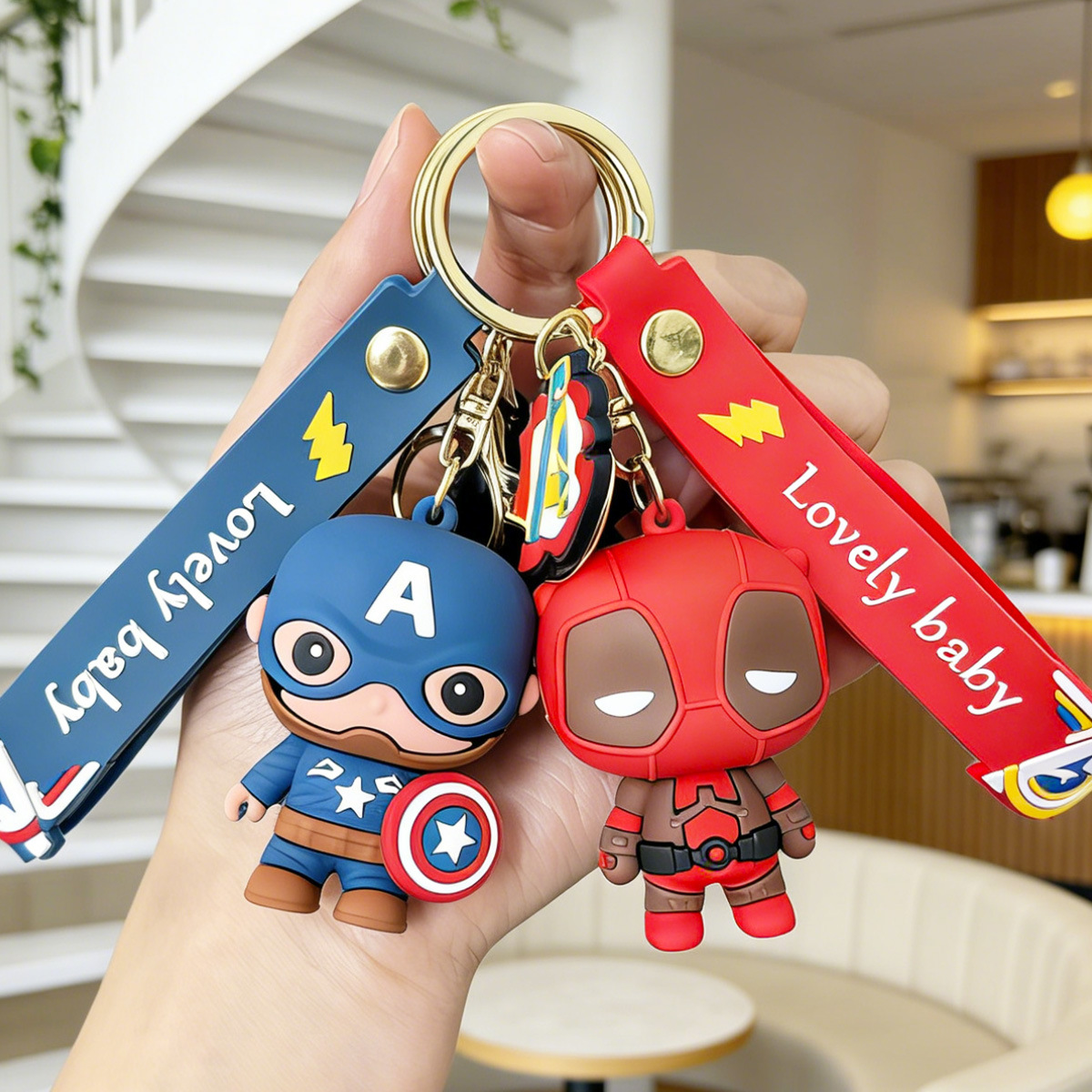 2026 New Superhero Cute Keychain