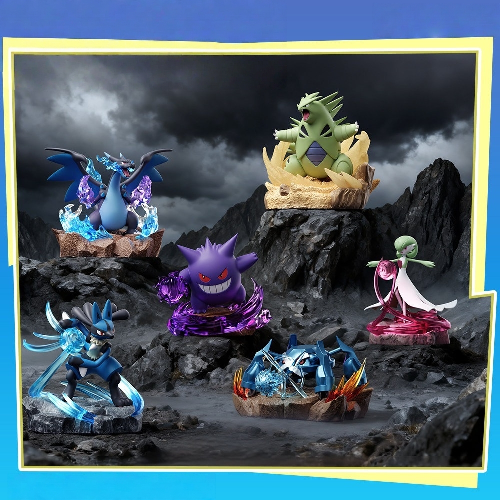 2026 New Pokemon Combat Scene Statue