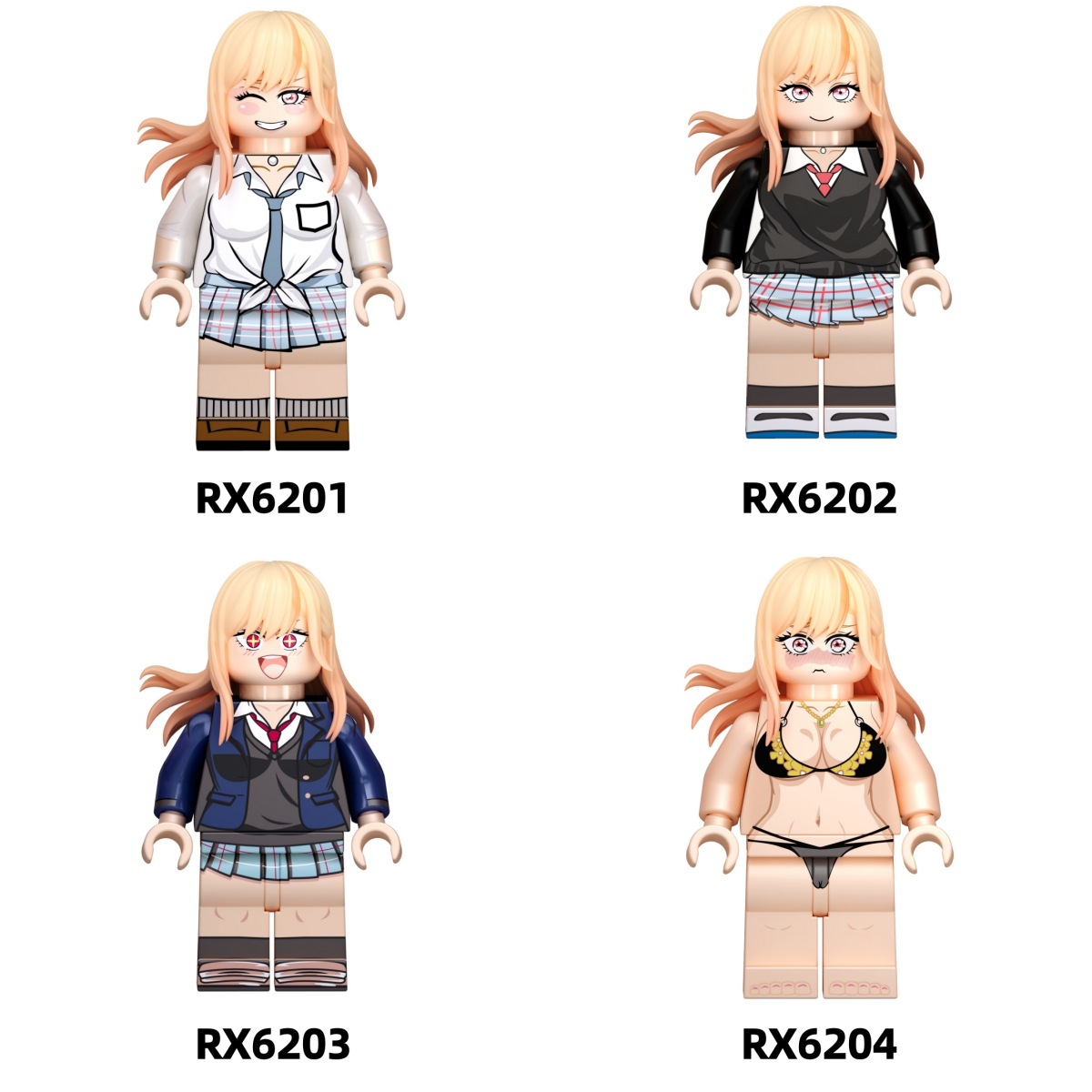 2026 New My Dress-Up Darling Figure Building Blocks