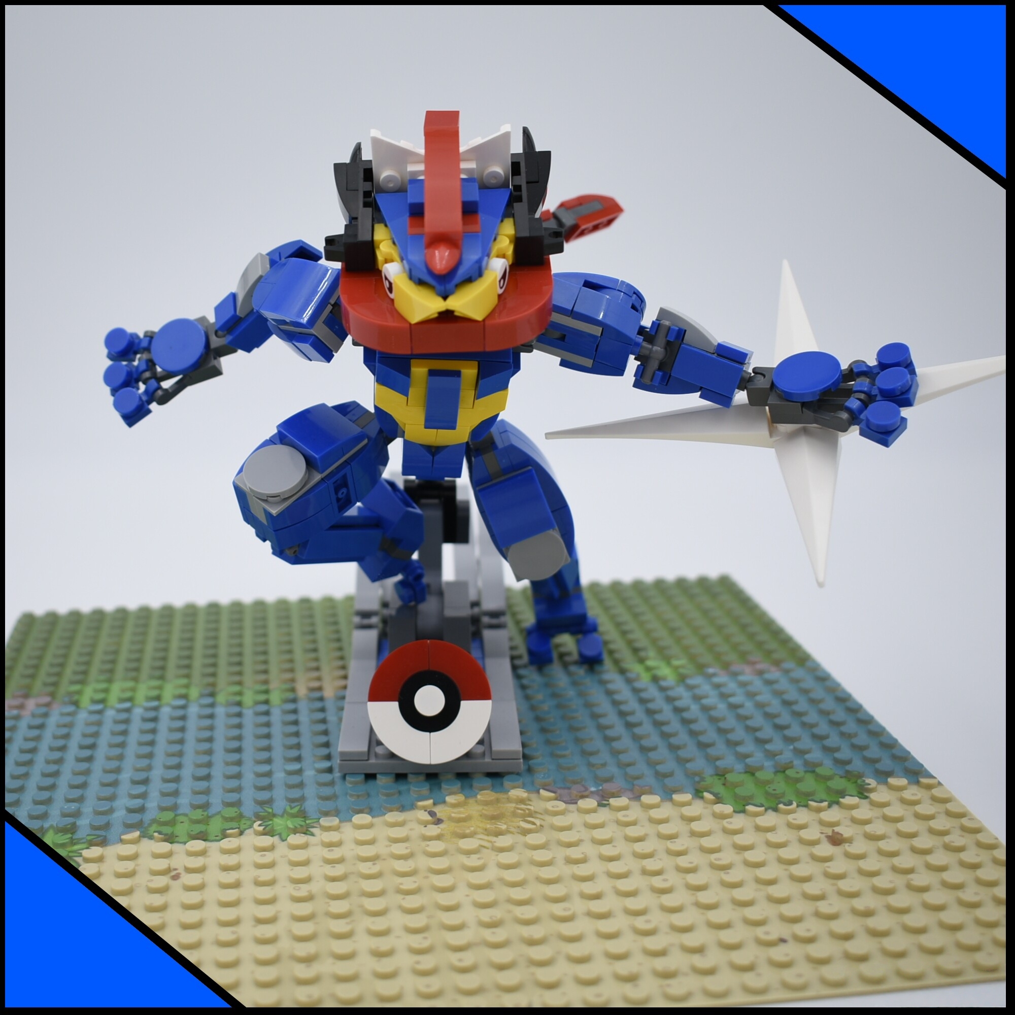 Pokemon Greninja Figure Building Blocks