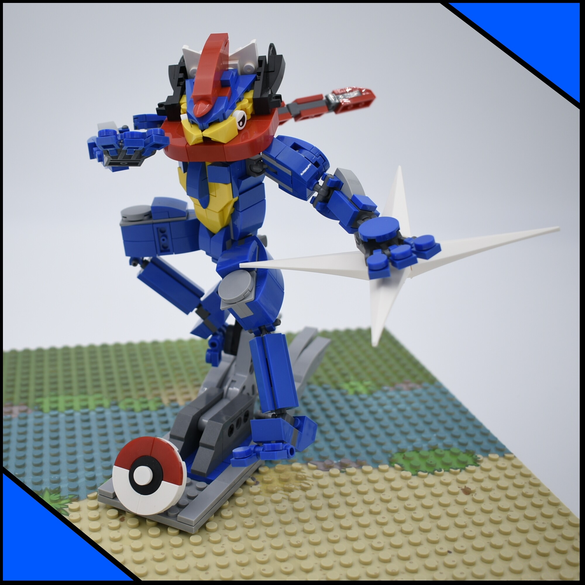 Pokemon Greninja Figure Building Blocks