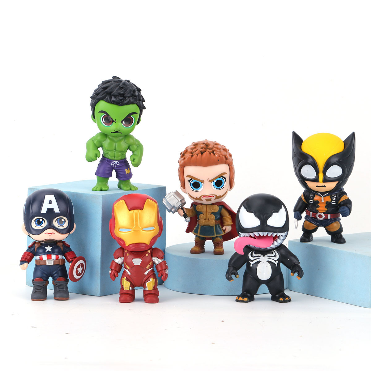 2026 New Superhero Cute Figure 6pcs