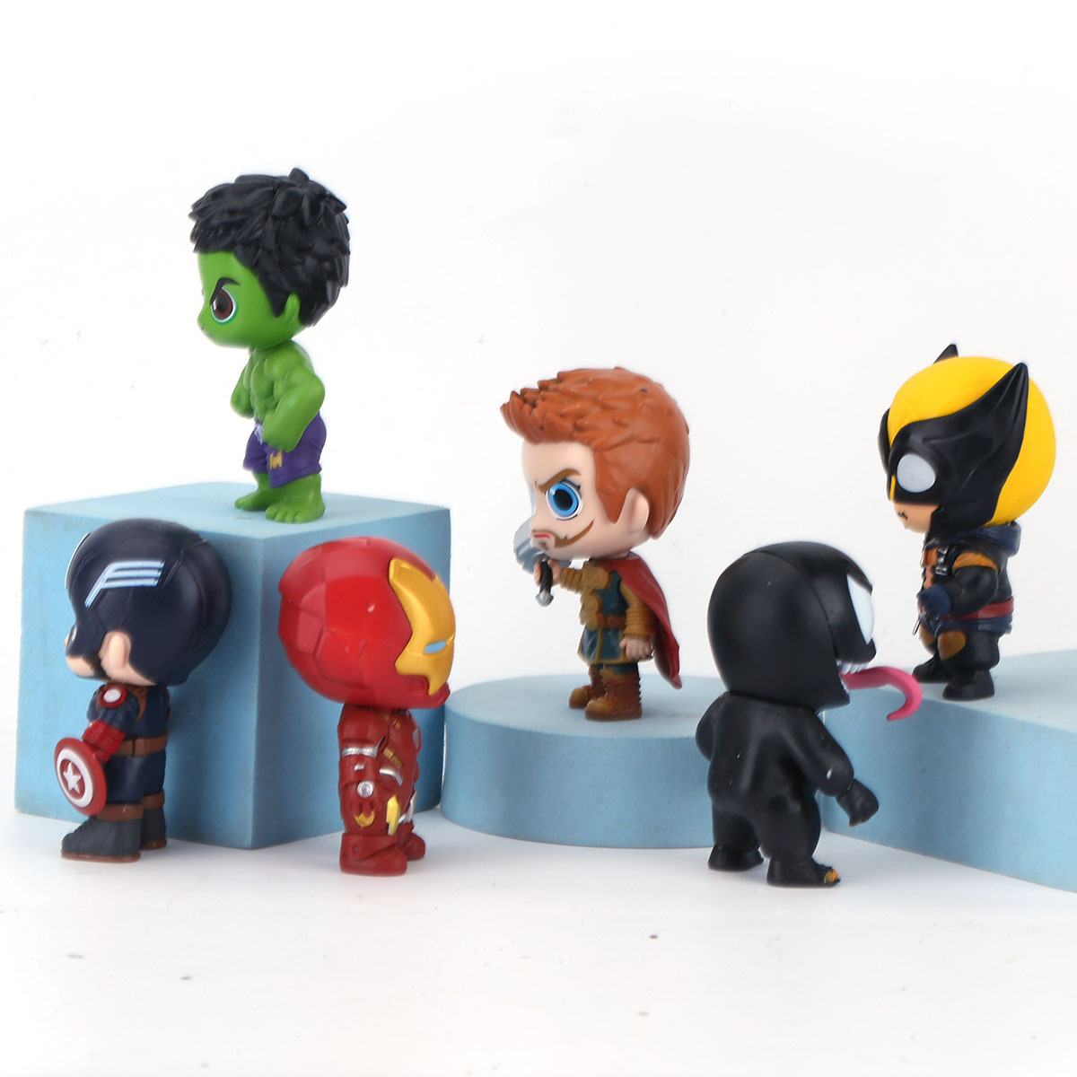 2026 New Superhero Cute Figure 6pcs