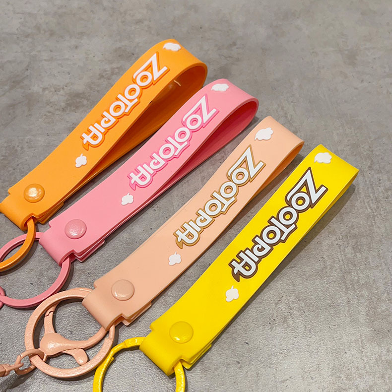 2025 New Zootopia Cute Keychain Set 4pcs