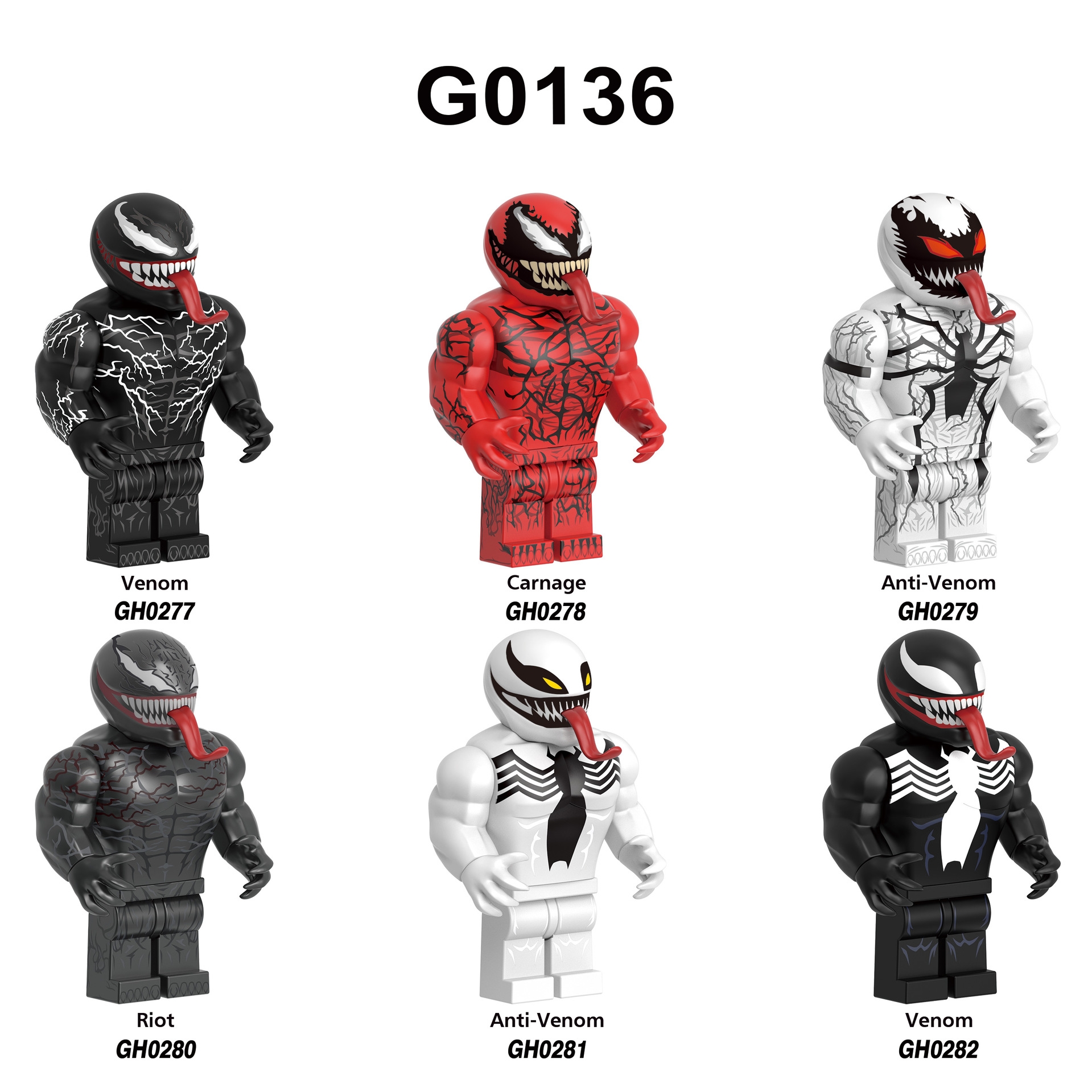 2026 New Venom Figure Building Blocks