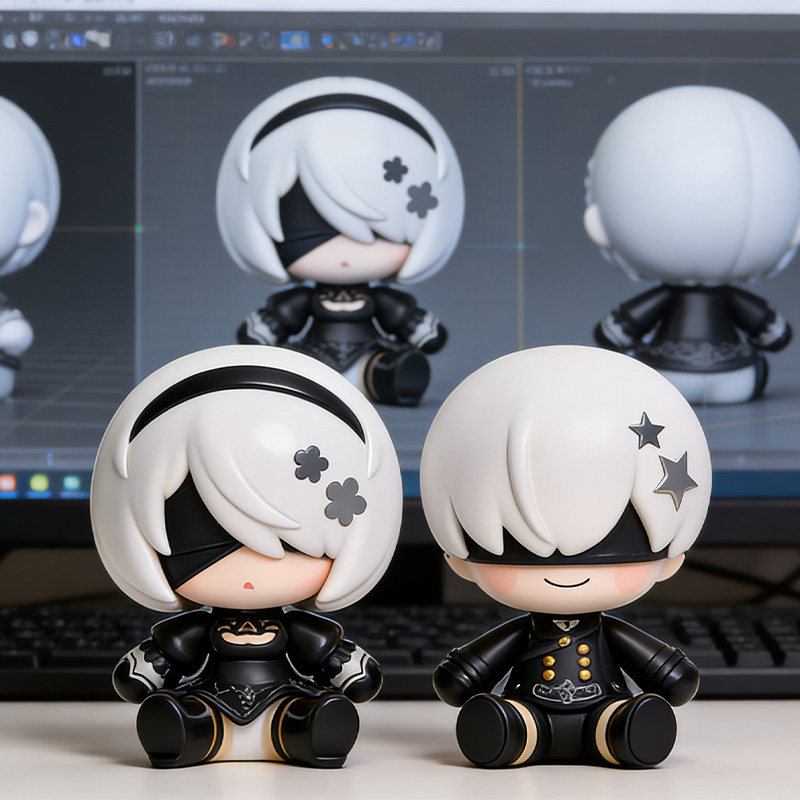 NieR:Automata 2B & 9S Cute Figure