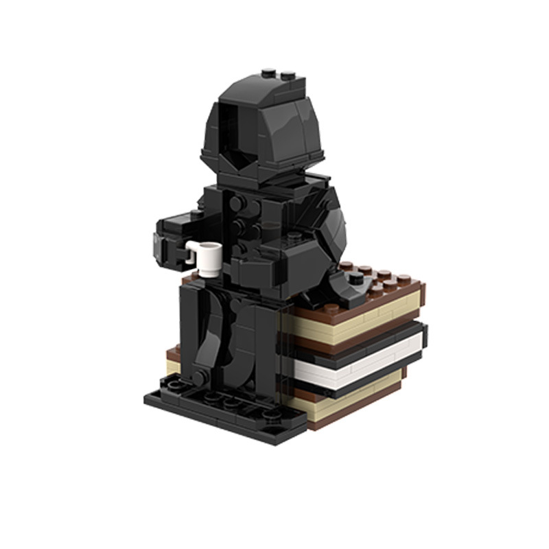MOC Grim Reaper with Coffee Cup - Dark Art Brick Set