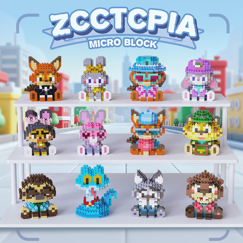 Zootopia Figure Cute Micro Blocks
