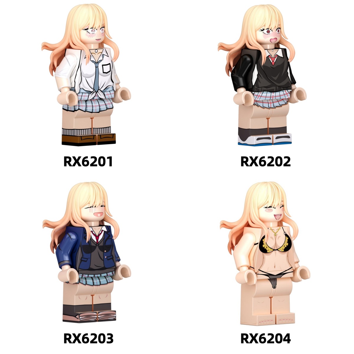 2026 New My Dress-Up Darling Figure Building Blocks