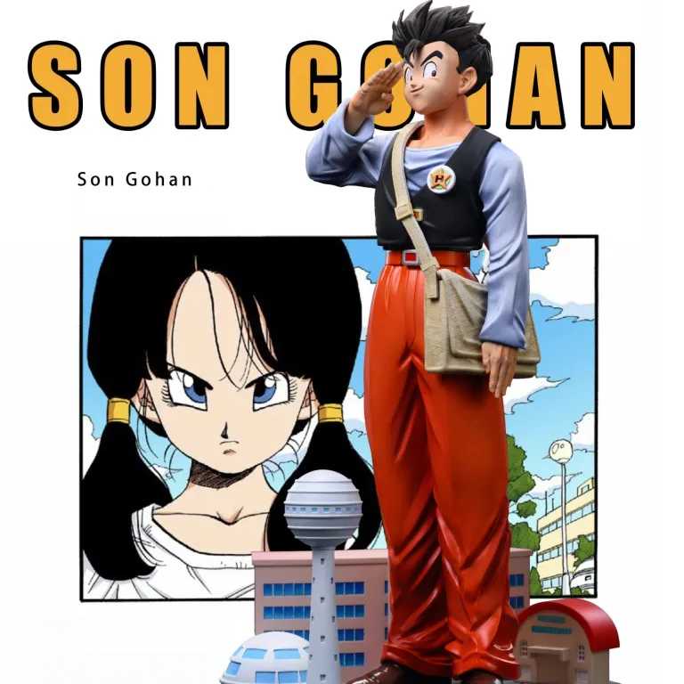 Dragon Ball Z Son Gohan School Uniform Ver Statue