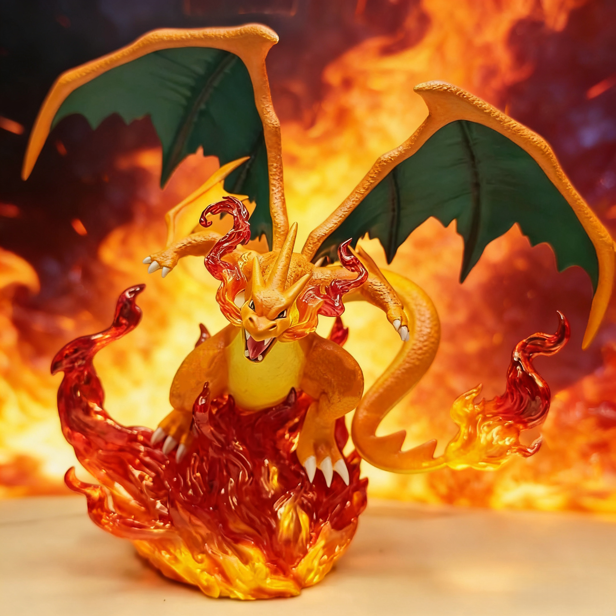 Pokemon Mega Charizard Y Statue