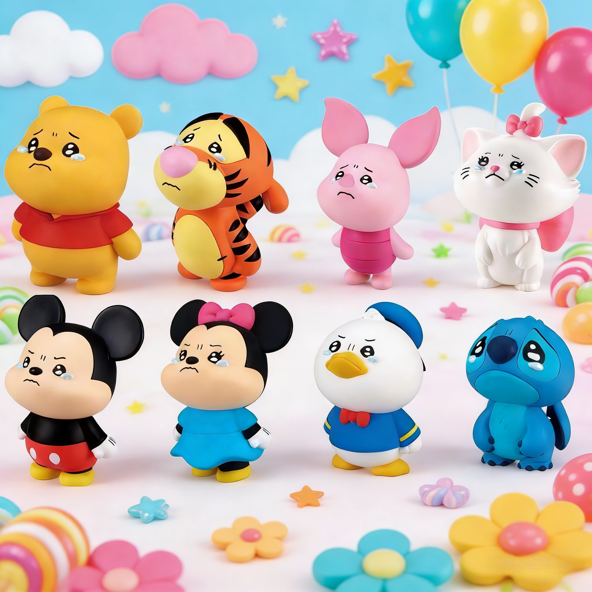 Popular Cartoon Series: Hold Back Your Tears Cute Figure