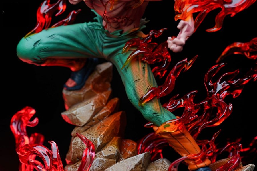 Naruto Might Guy Eight Gates With LED Base Statue