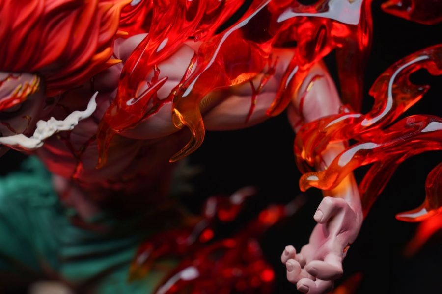 Naruto Might Guy Eight Gates With LED Base Statue