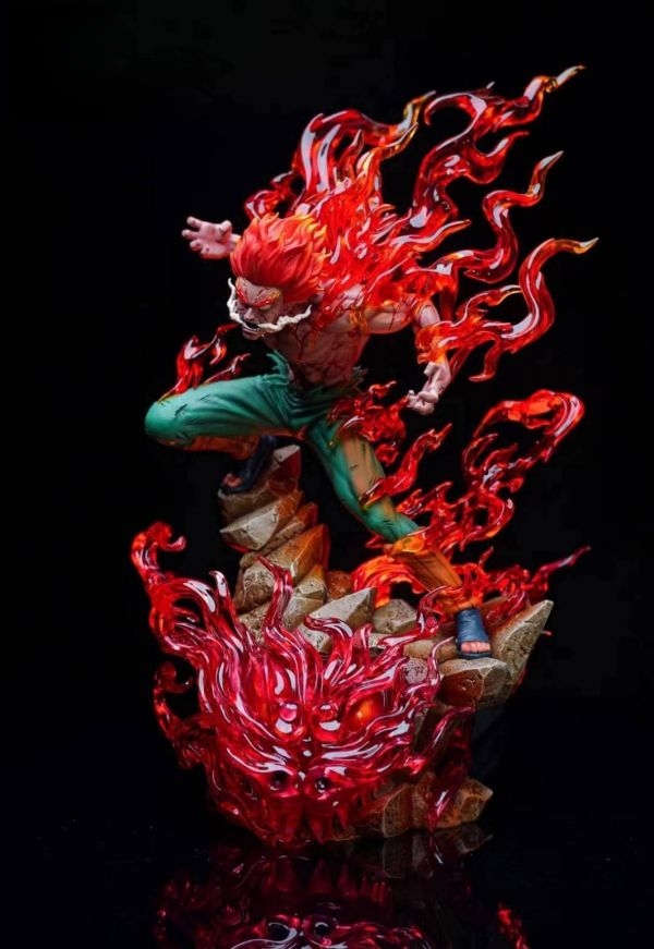 Naruto Might Guy Eight Gates With LED Base Statue