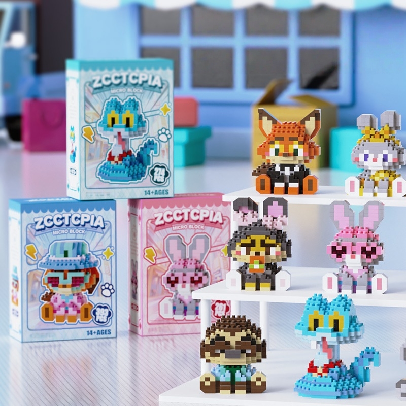 Zootopia Figure Cute Micro Blocks