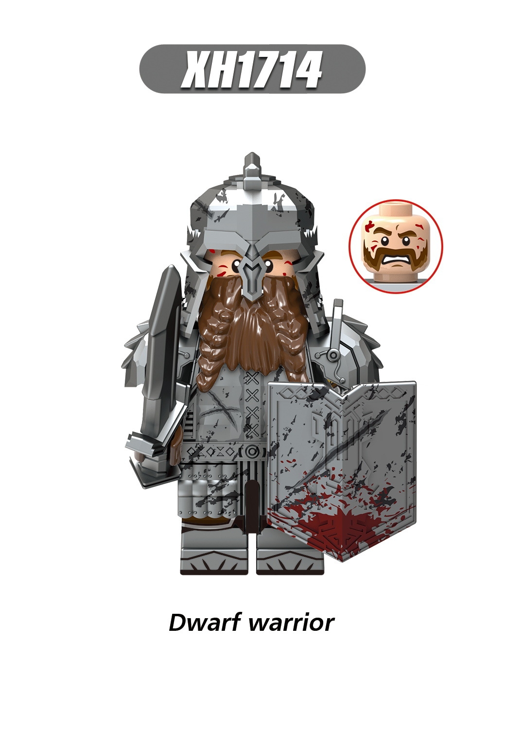 2026 New The Lord of the Rings Dwarf Warriors Figure Building Blocks